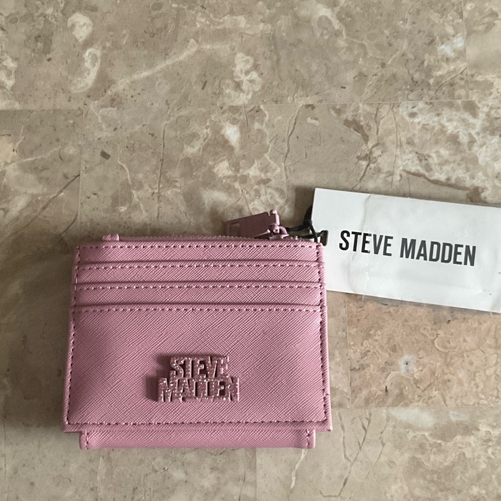 Steve Madden Blush Pink Card Wallet